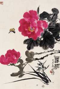 方楚雄 花鸟 镜心
